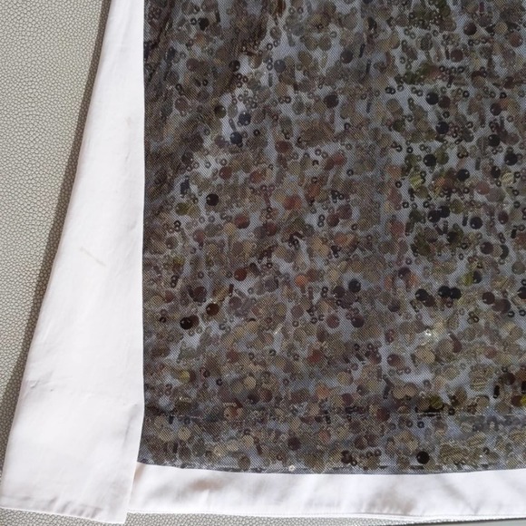 Rag & Bone Bahia Top Gold Sequin 100% Silk  Medium - Picture 15 of 17